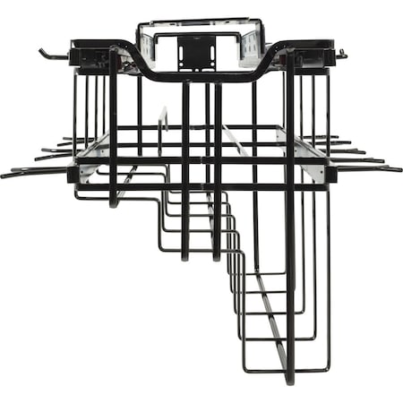 Hardware Resources Black Nickel STORAGE WITH STYLE Soft-close Hanging Pan Pullout SWS-PO21BN